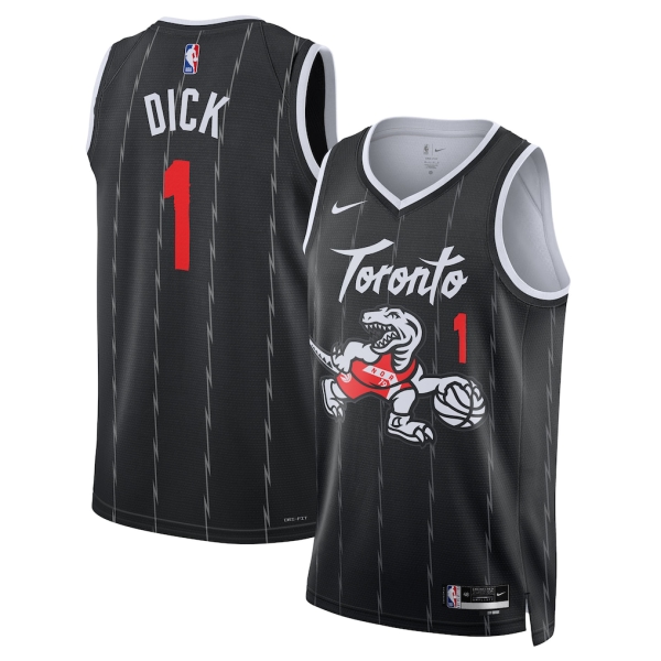 Toronto Raptors Trikot Grady Dick Nike 2025-26 City Edition Schwarz Swingman - Herren Toronto Raptors Trikot Grady Dick Nike 2025-26 City Edition Schwarz Swingman - Herren